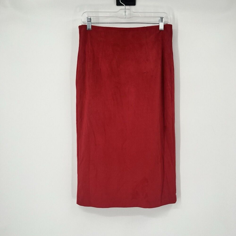 Eva Mendes 4 Red Long Pencil Skirt Zipper Hippie Boho Festival Western Rodeo